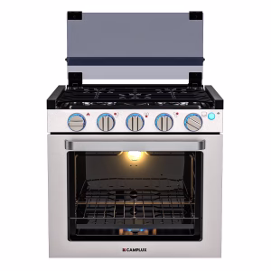 CAMPLUX 21 In RV Stove Gas Range , Gas Range Oven with 3 Burners Cooktop