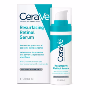 CeraVe Resurfacing Retinol Face Serum for Post-Acne Marks & Pores, 1 fl oz